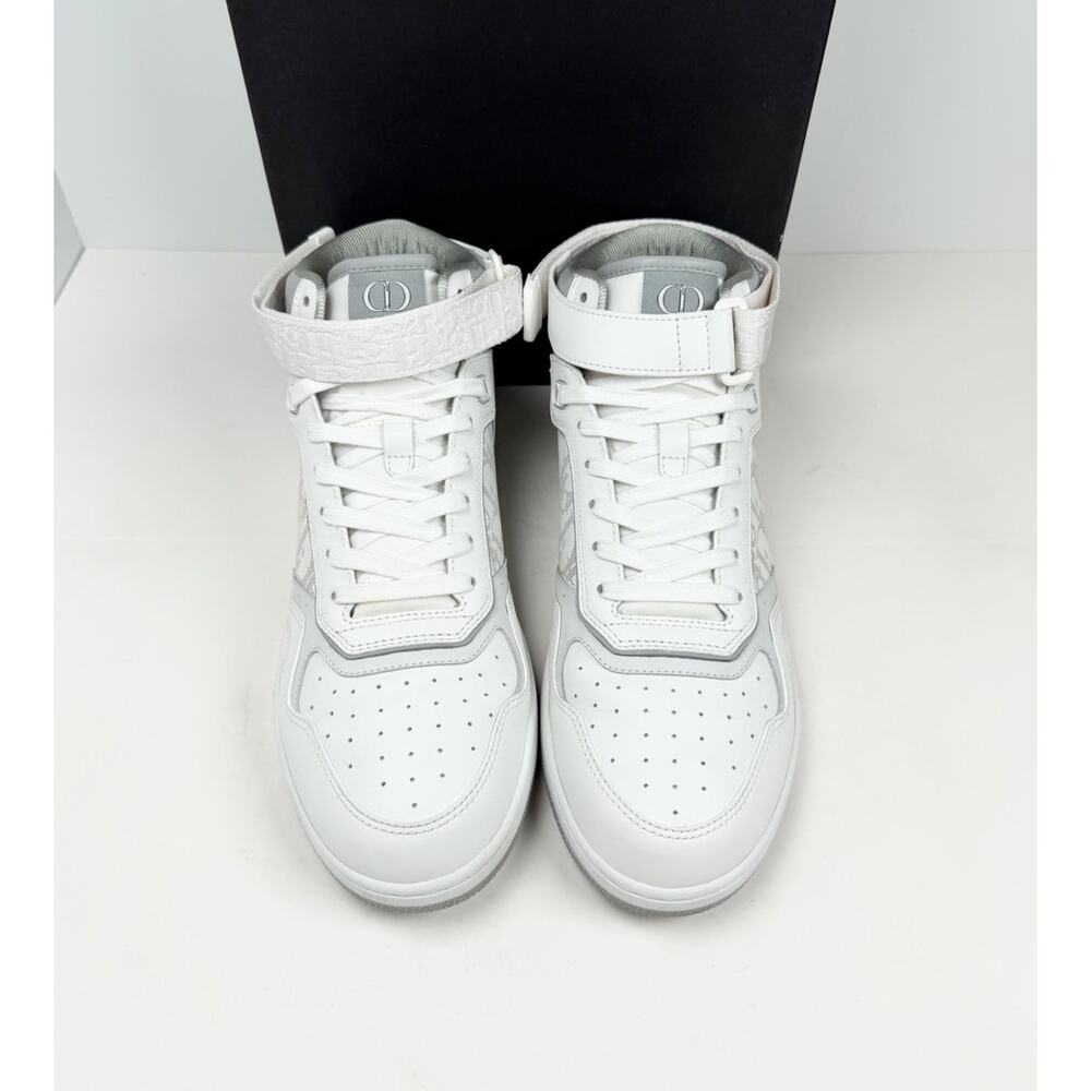 Size 45EU/12US - Dior B27 High Top Oblique White Sneakers🤍 Retail $1,250! - Picture 3 of 9